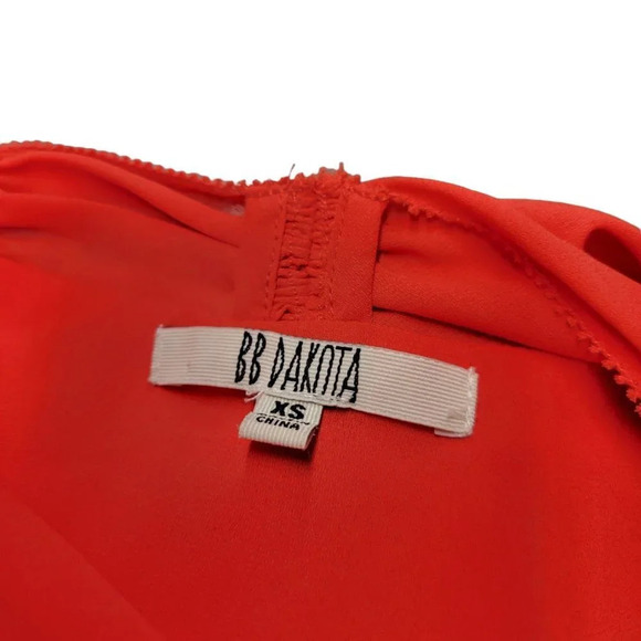 BB Dakota Elasticized Waist Light Summer Top Size XS - Picture 5 of 6